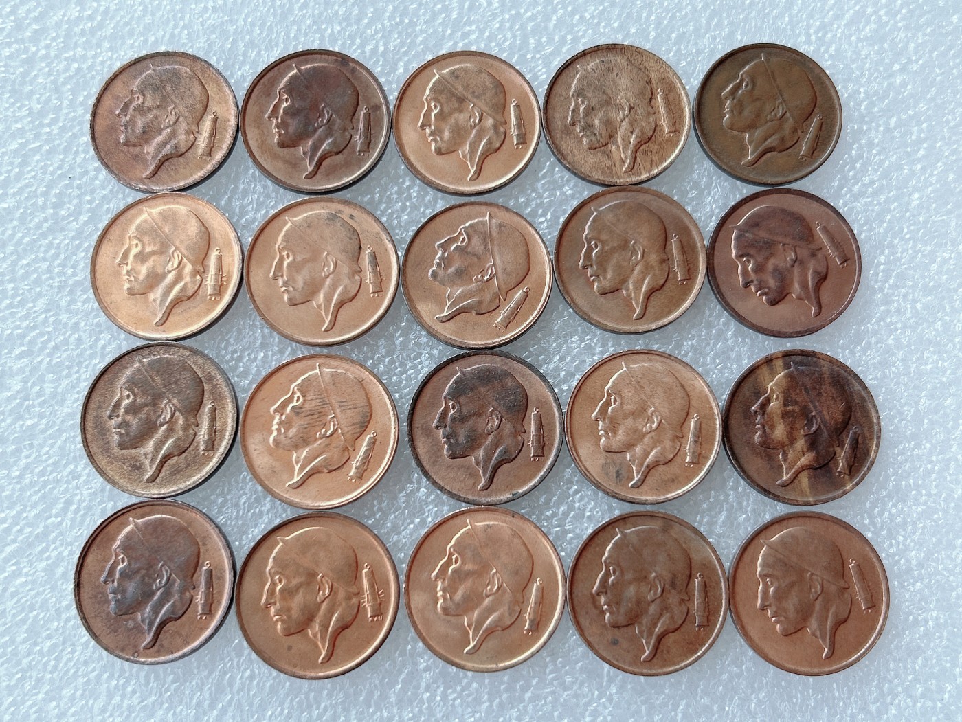 第一海外回流一元起拍收藏 散币专场 第62期 比利时50分铜币 20枚