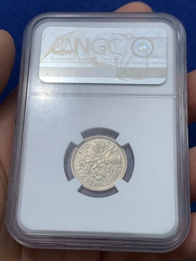 《竞宝斋》第239场-周日，周一 年终拍场 (全场包邮) NGC PF64CAMEO 英国伊丽莎白二世女王幸运六便士 1953年6便士精制镍币