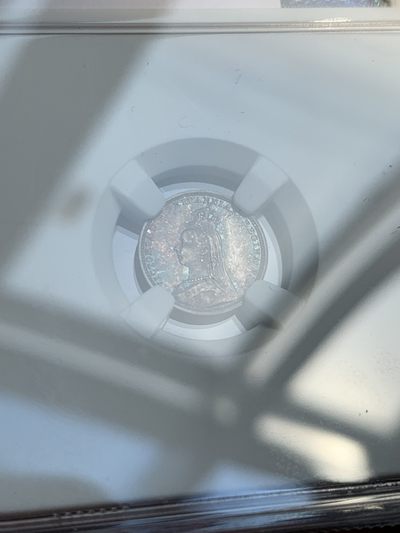 《竞宝斋》第239场-周日，周一 年终拍场 (全场包邮) 4枚一组 NGC UNC-MS65 英国1892年洗脚币 1便士+2便士+3便士+4便士  灌足节稀少品种 少见包浆 PL感十足