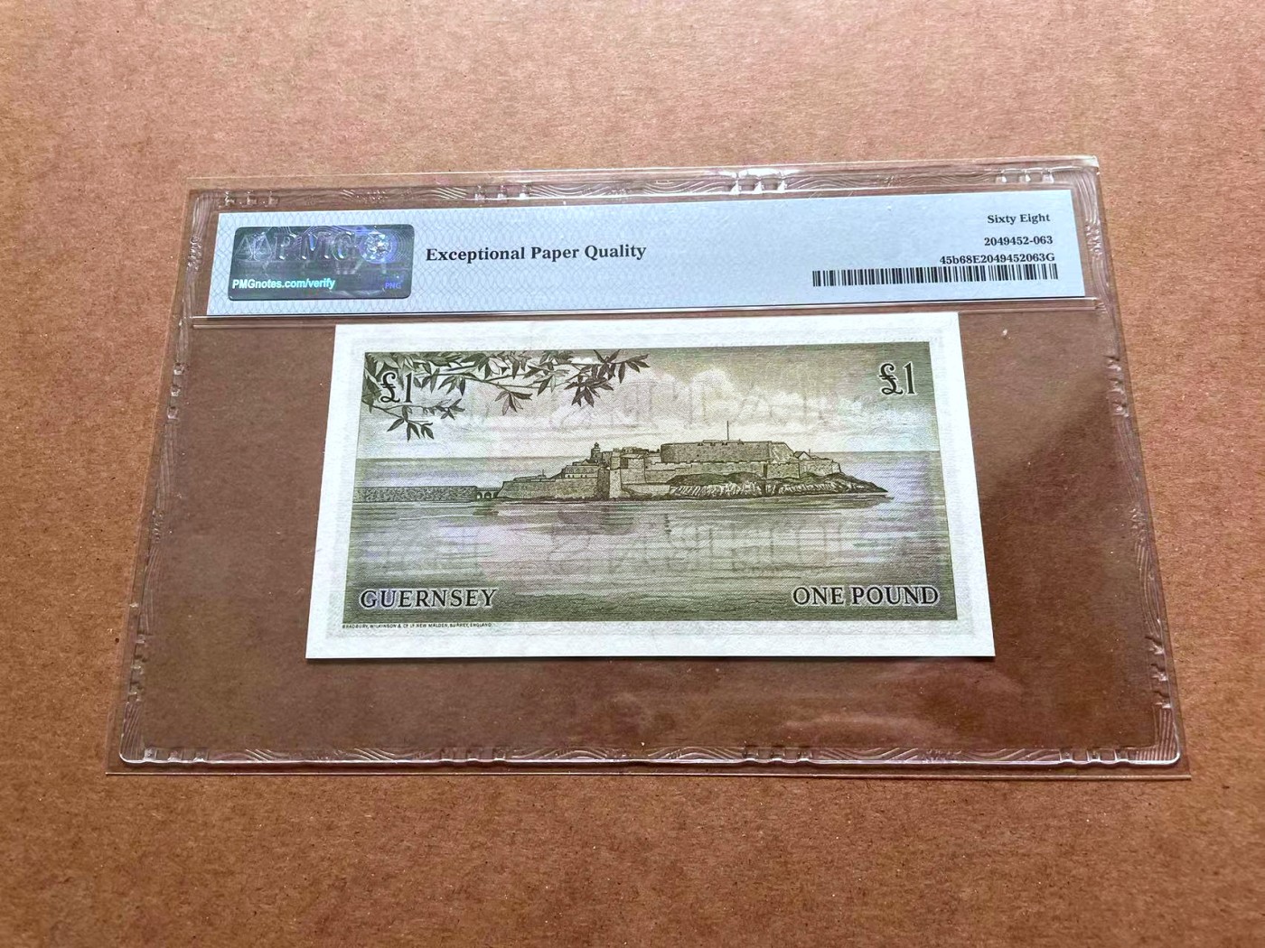 【Blue Auction】✨世界纸币精拍第428期——苍老师专场 PART1 【无47】根西 1969-75年1镑 BWC出品 PMG68EPQ 超高分