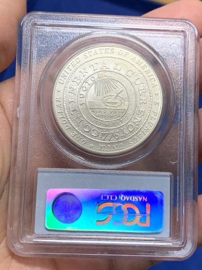 《竞宝斋》第239场-周日，周一 年终拍场 (全场包邮) PCGS MS69美国2006年美国国父本杰明富兰克林诞辰300周年纪念磨砂银币 克劳斯最具历史意义币