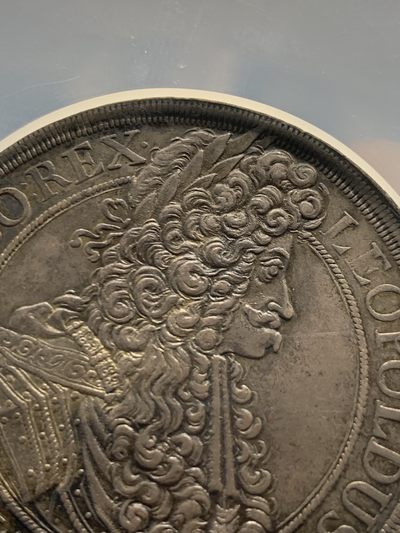 《竞宝斋》第239场-周日，周一 年终拍场 (全场包邮) NGC-AU53 奥地利1693神罗利奥波德维也纳厂泰勒 原味低评