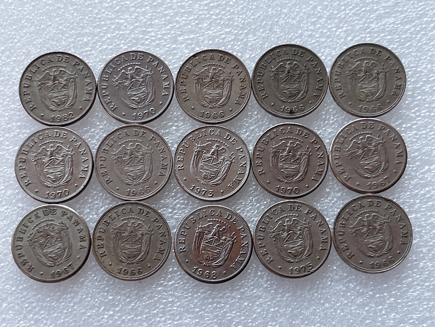 第一海外回流一元起拍收藏 散币专场 第62期 巴拿马5分 15枚