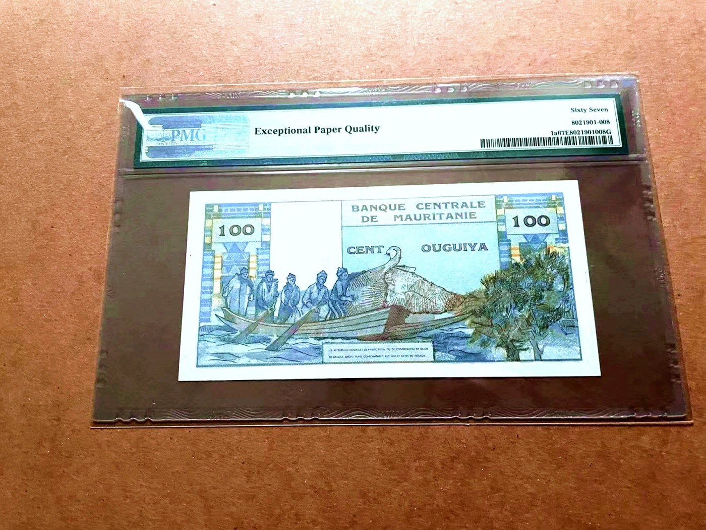 【Blue Auction】✨世界纸币精拍第429期——苍老师专场 PART2 【p1a 无47】毛里塔尼亚 1973年100乌吉亚 PMG67EPQ 