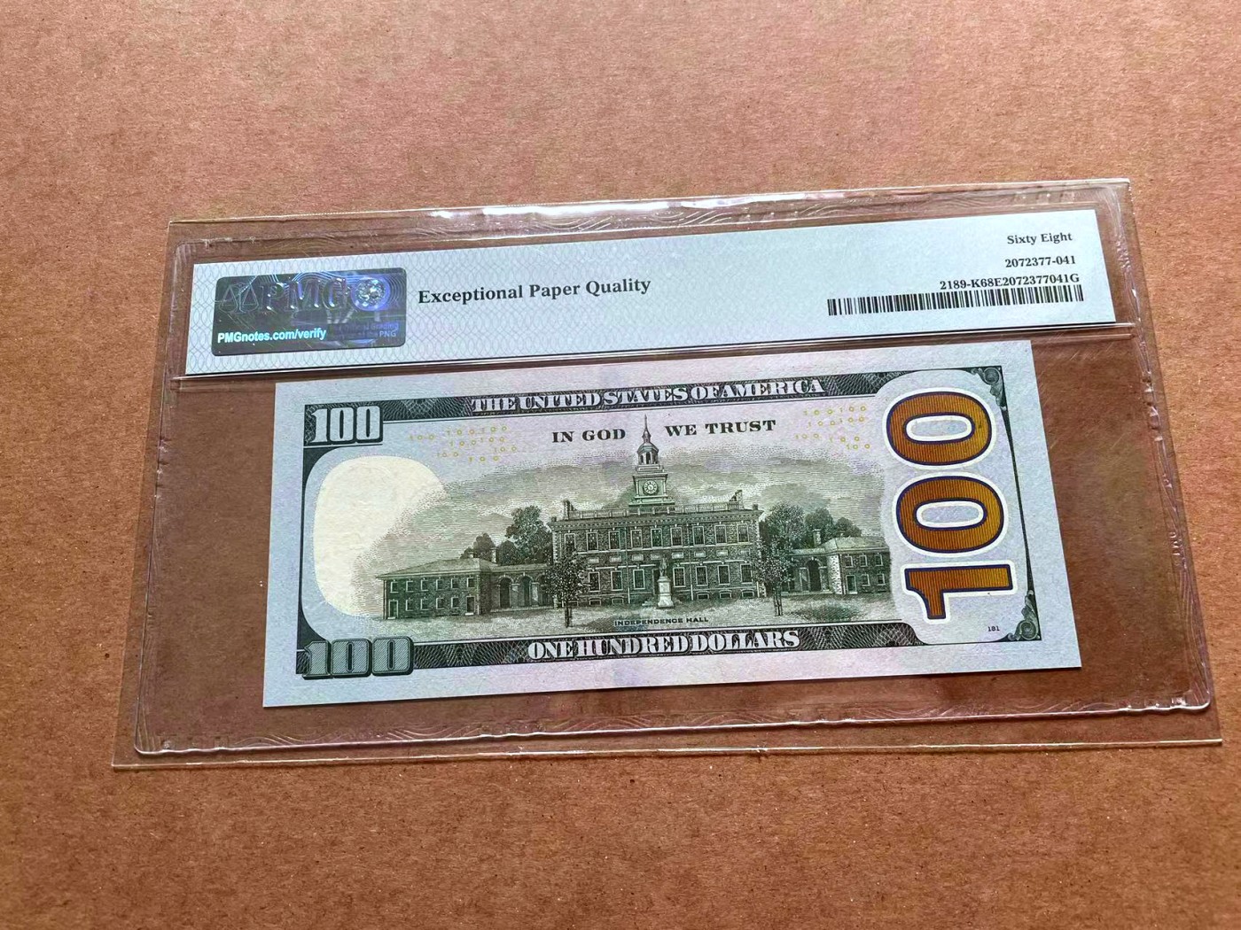 【Blue Auction】✨世界纸币精拍第428期——苍老师专场 PART1 【31113111重复号靓号】美国 2013年100美金 PMG68EPQ 超高分