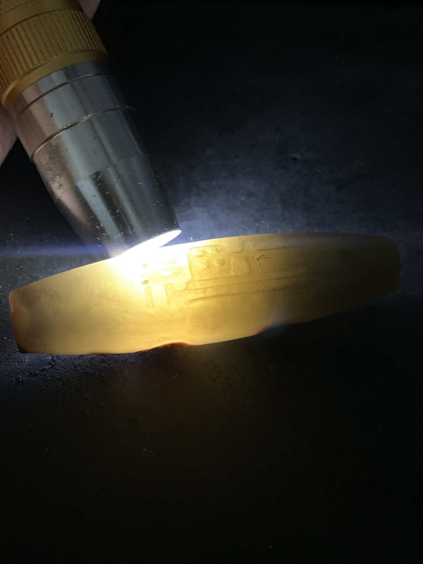 精美亚光高玉化巴西玛瑙手工俏色巧雕厚德载物，禅字桶珠一个！