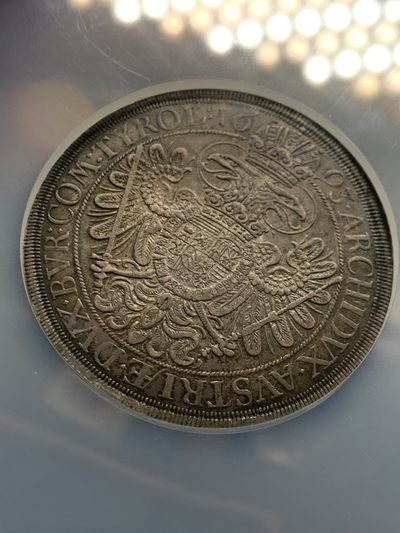 《竞宝斋》第239场-周日，周一 年终拍场 (全场包邮) NGC-AU53 奥地利1693神罗利奥波德维也纳厂泰勒 原味低评