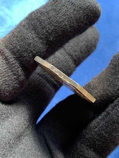 《竞宝斋》第239场-周日，周一 年终拍场 (全场包邮) 法国公证处八角银质代币，丰饶角边铭，19.35克