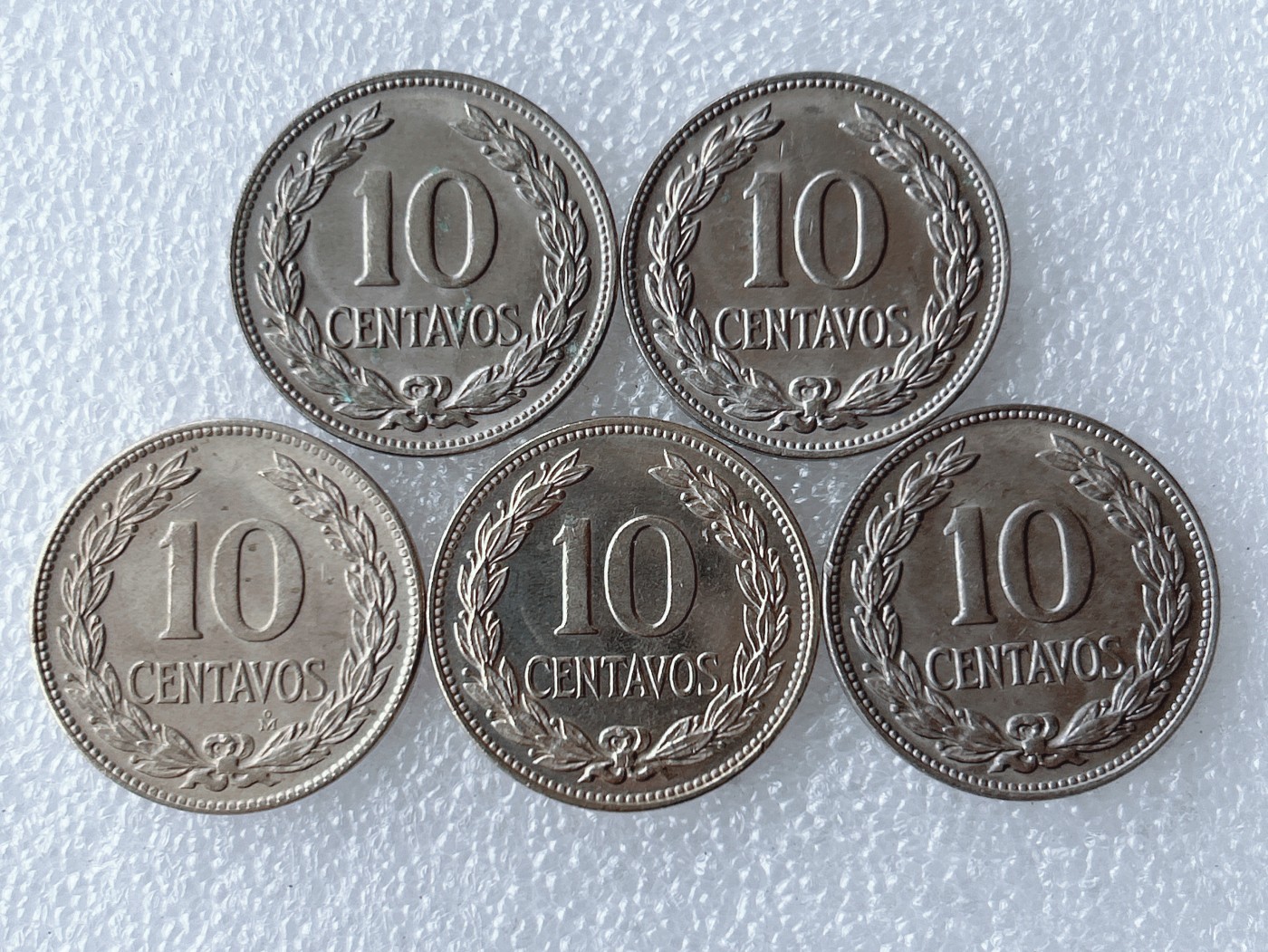 第一海外回流一元起拍收藏 散币专场 第62期 萨尔瓦多10分 5枚