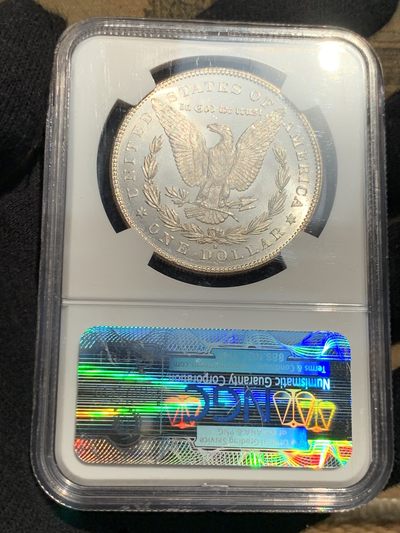 《竞宝斋》第239场-周日，周一 年终拍场 (全场包邮) NGC-MS64 美国 1878年 摩根银币 1美元 摩根首年