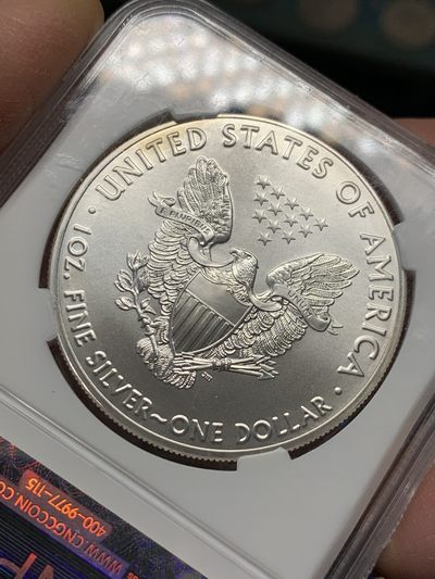 《竞宝斋》第239场-周日，周一 年终拍场 (全场包邮) NPGS CPS 美国2016年行走女神1美元纪念银币