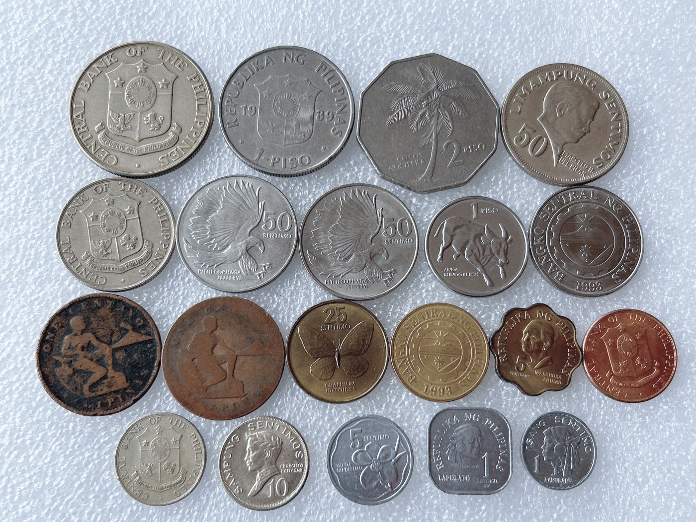 第一海外回流一元起拍收藏 散币专场 第62期 菲律宾硬币 20枚
