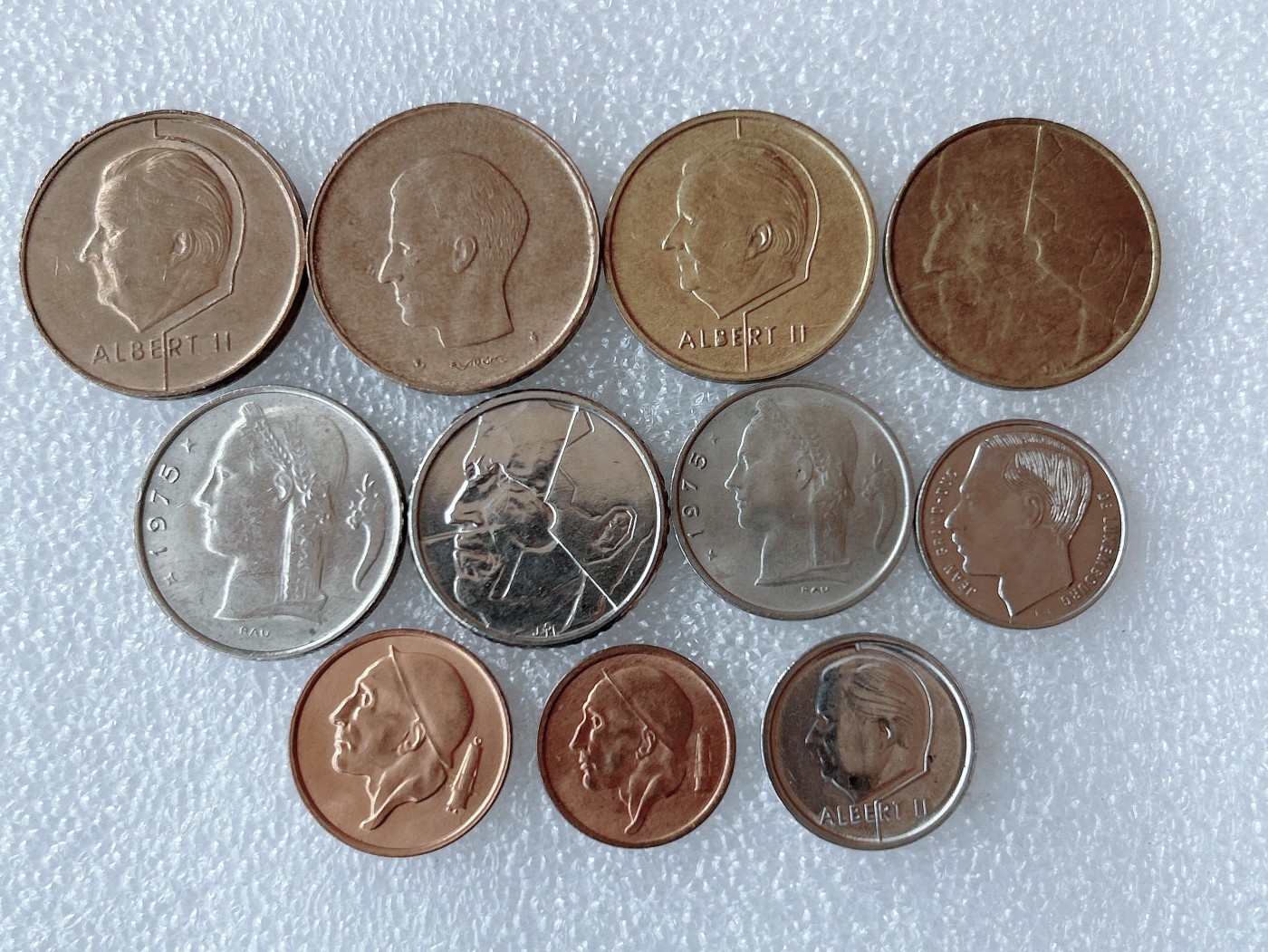 第一海外回流一元起拍收藏 散币专场 第62期 比利时硬币 11枚