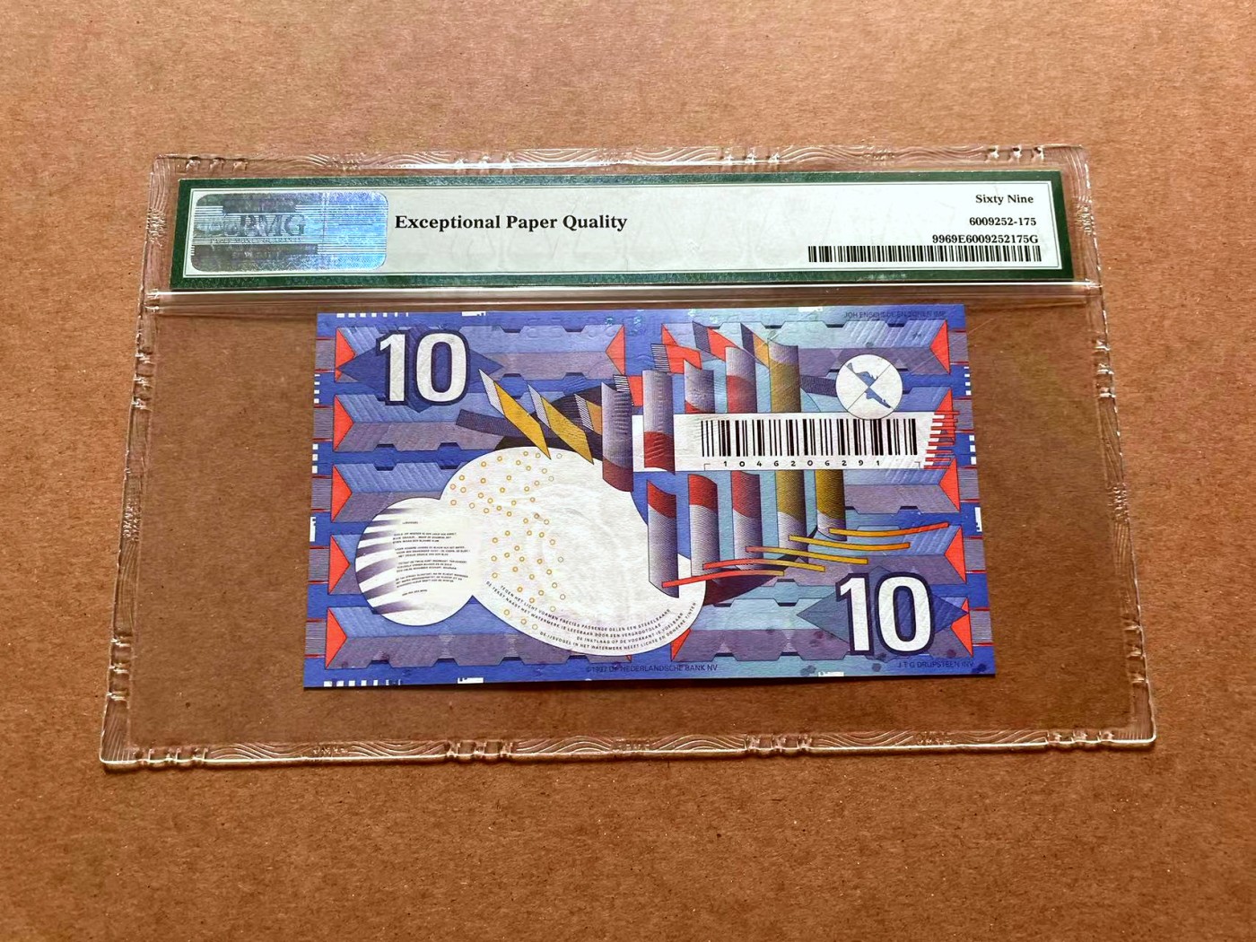 【Blue Auction】✨世界纸币精拍第428期——苍老师专场 PART1 荷兰 1997年10盾 PMG69EPQ 近满分 