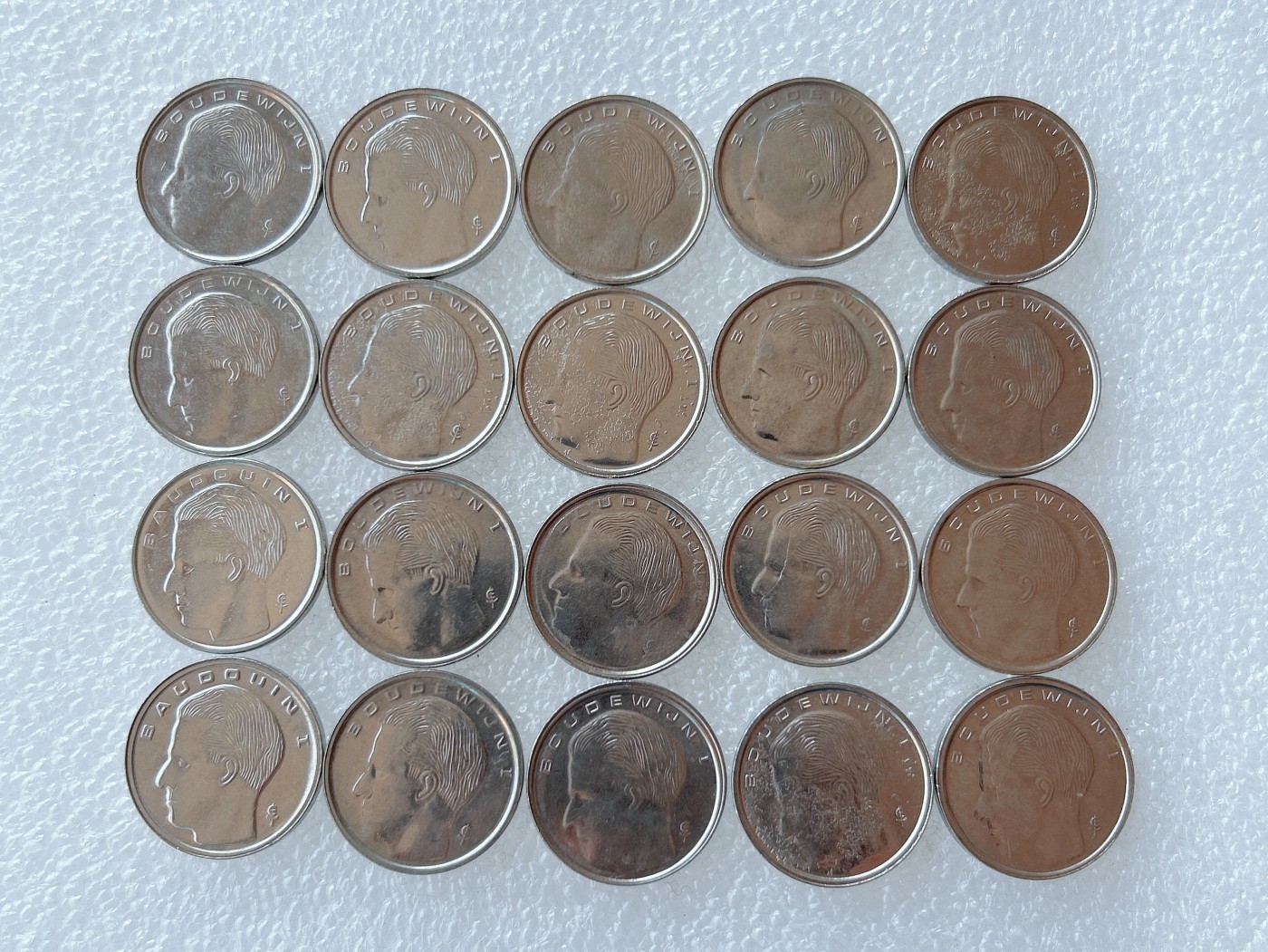 第一海外回流一元起拍收藏 散币专场 第62期 比利时1法郎 20枚