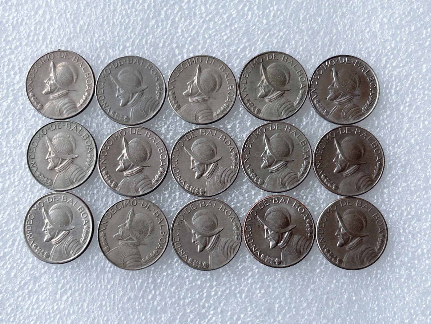 第一海外回流一元起拍收藏 散币专场 第62期 巴拿马1/10巴波亚 15枚