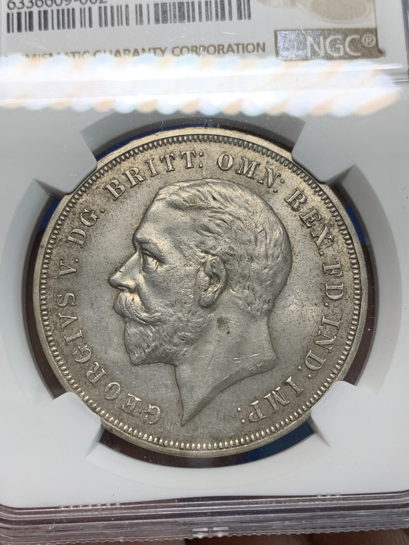 《竞宝斋》第240场-周日，周一 年终尾场 (全场包邮) NGC MS63 英国1935木马剑银币 底光好带包浆 不错