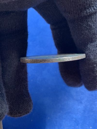 《竞宝斋》第239场-周日，周一 年终拍场 (全场包邮) 西属墨西哥1783年卡洛斯三世双柱8R FF 原状态绿锈 细节见图