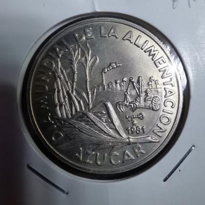 沼泽如烟--第244场 - 古巴1981年1比索纪念币