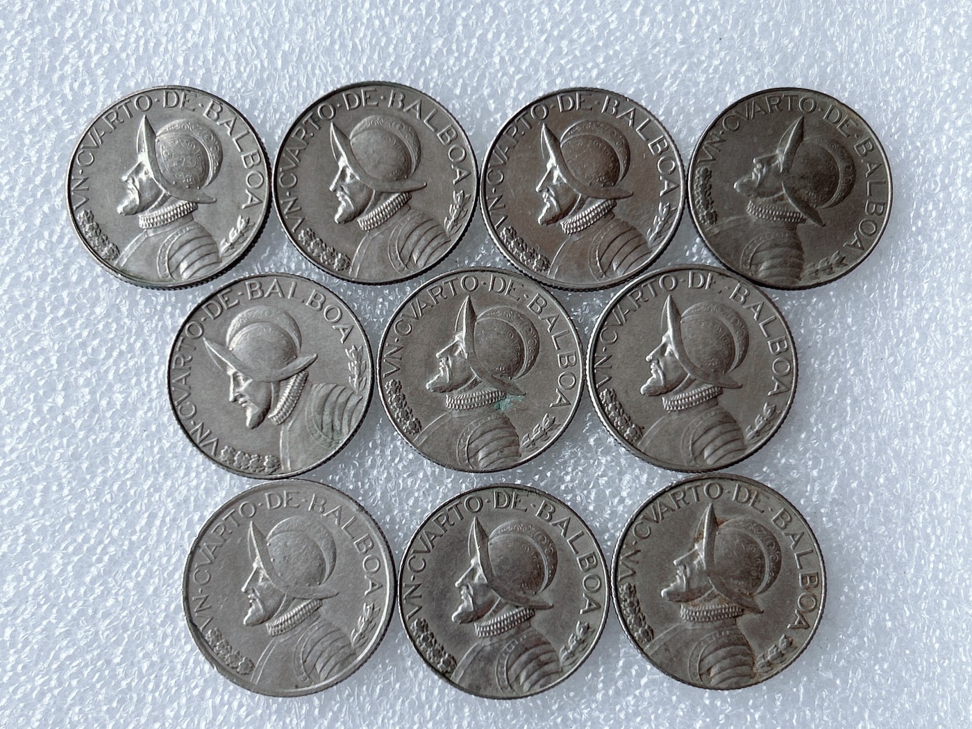 第一海外回流一元起拍收藏 散币专场 第62期 巴拿马1/4巴波亚 10枚