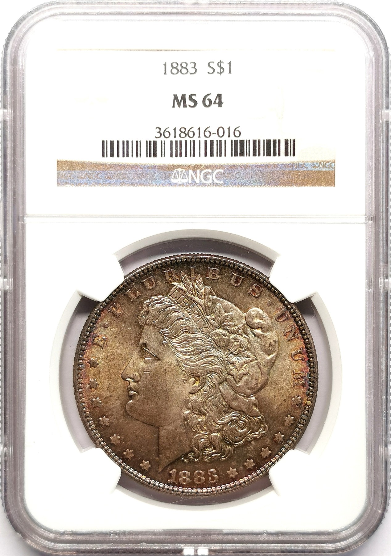 凡希社世界钱币微拍第二百六十期 1883美国摩根壹元大银NGC-MS64