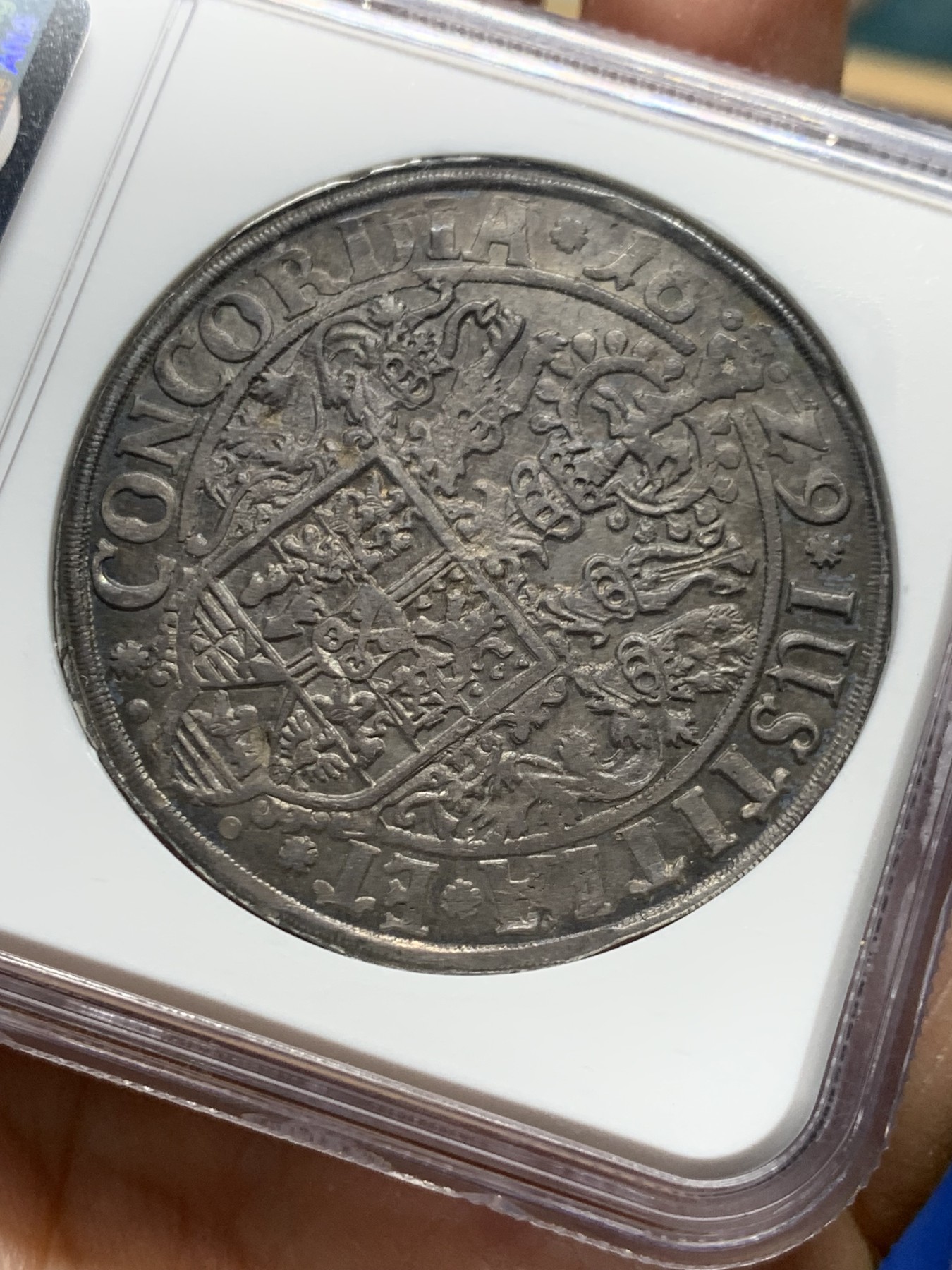 《竞宝斋》第240场-周日，周一 年终尾场 (全场包邮) NGC XF45 神圣罗马帝国1629年德国不伦瑞克-吕纳堡-策勒打制老泰勒银币