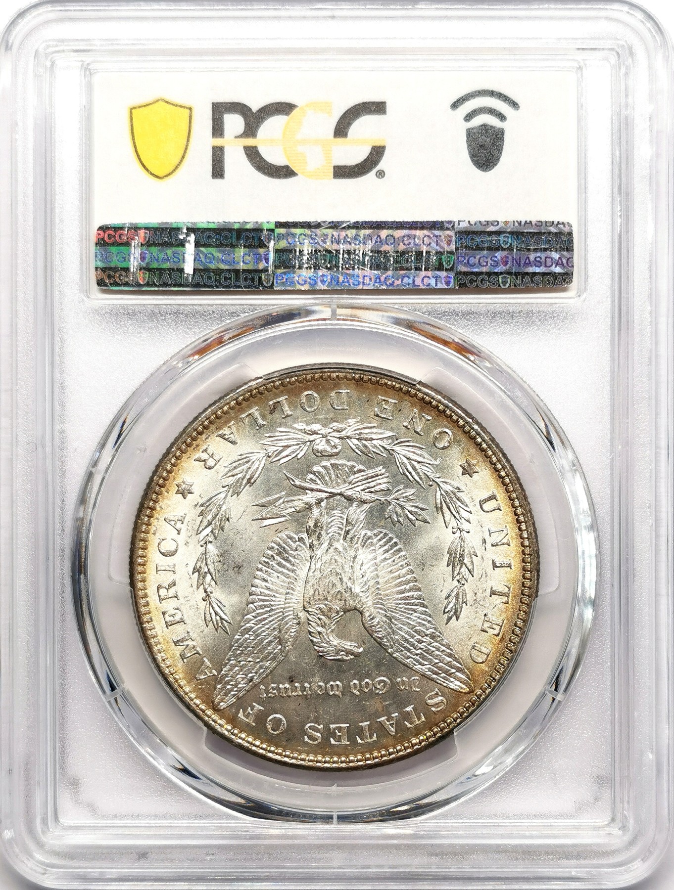 凡希社世界钱币微拍第二百六十期 1888美国摩根壹元大银PCGS-MS64环彩相当漂亮