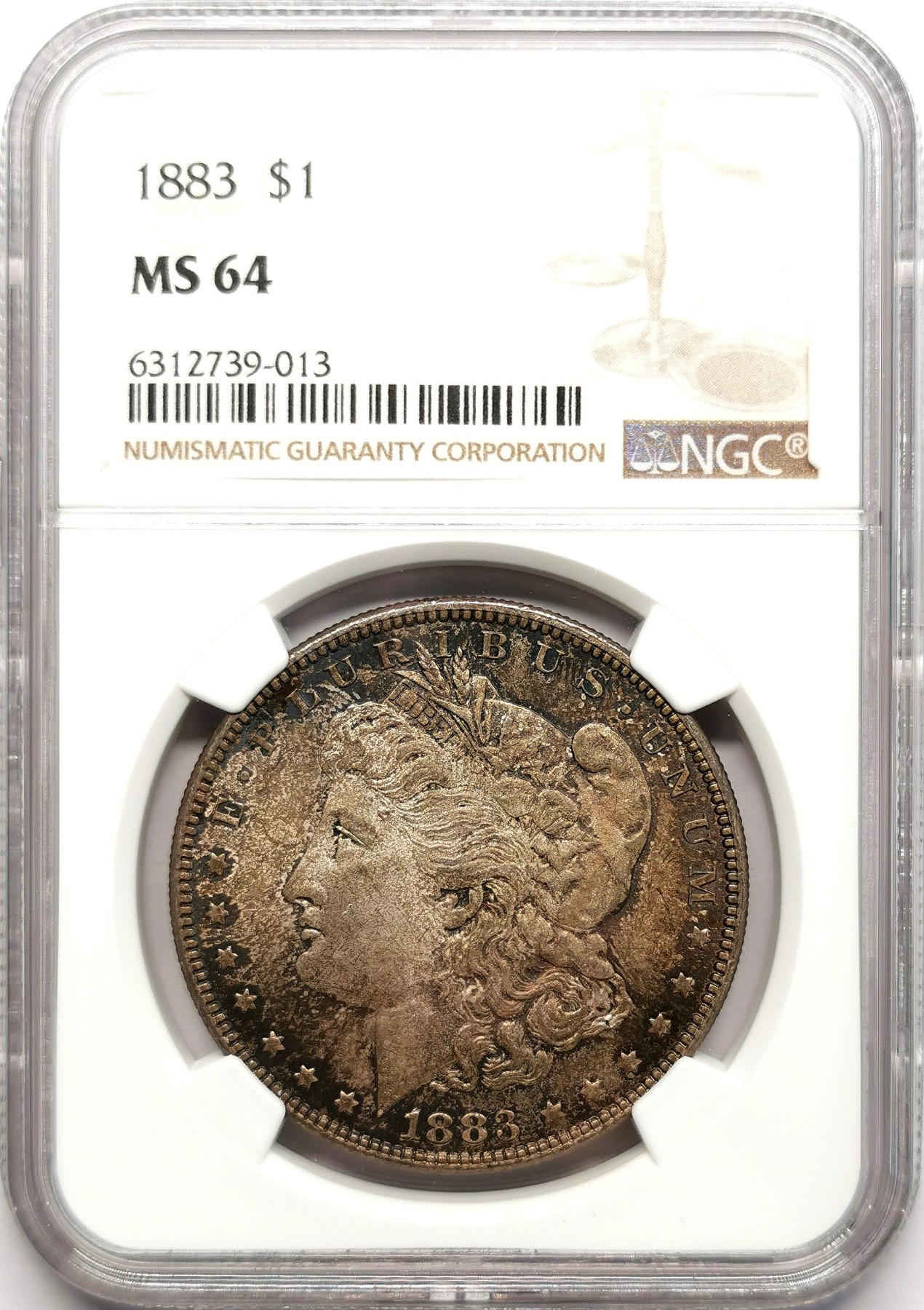 凡希社世界钱币微拍第二百六十期 1883美国摩根壹元大银NGC-MS63