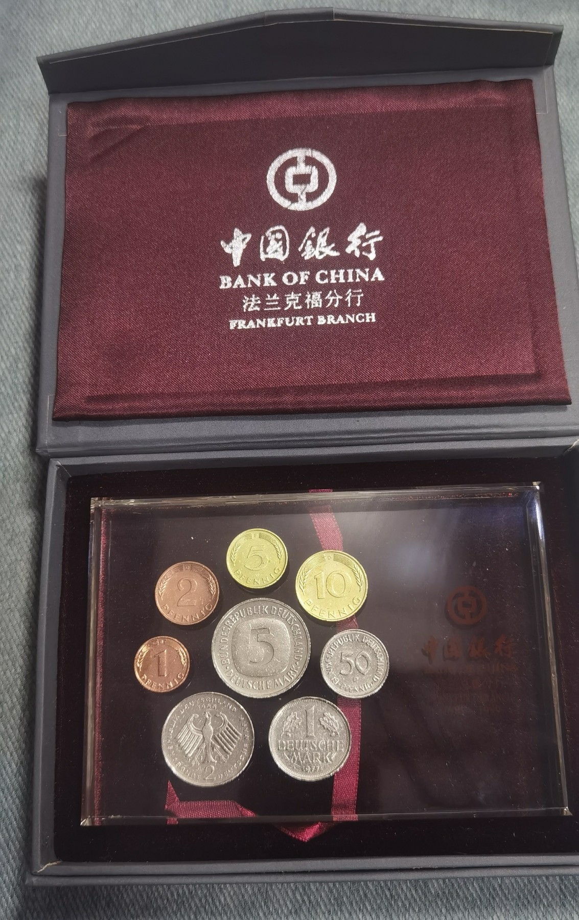 北京马甸外国币专卖微拍第115期，外国非贵金属纪念币、流通币专场，陆续上新，欢迎关注 中行海外礼品币德国流通套币（清洗过）
