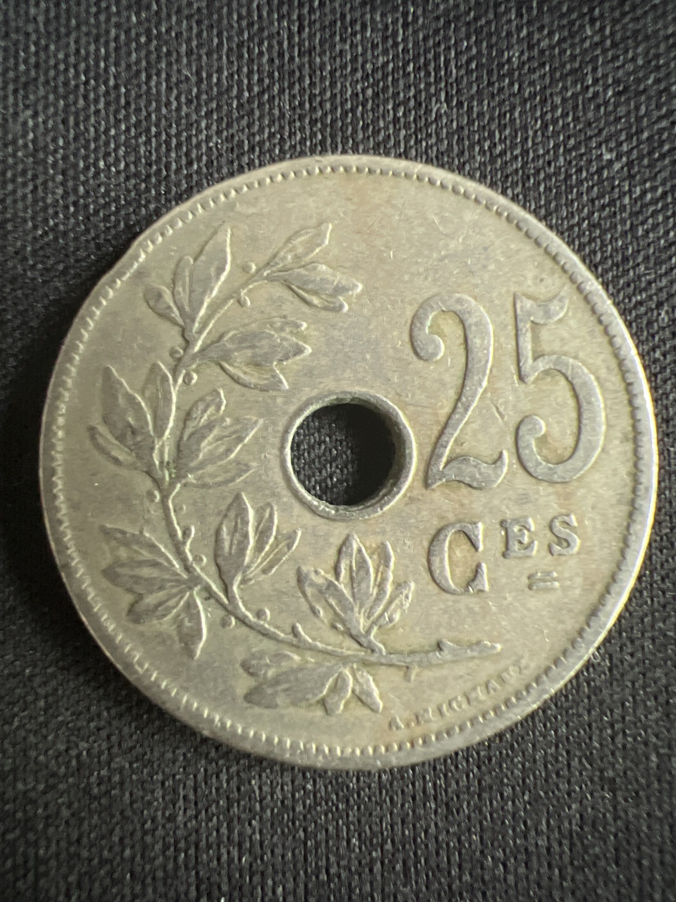 第519期  硬币专场 （无押金，捡漏，全场50包邮，偏远地区除外，接收代拍业务） 比利时25分