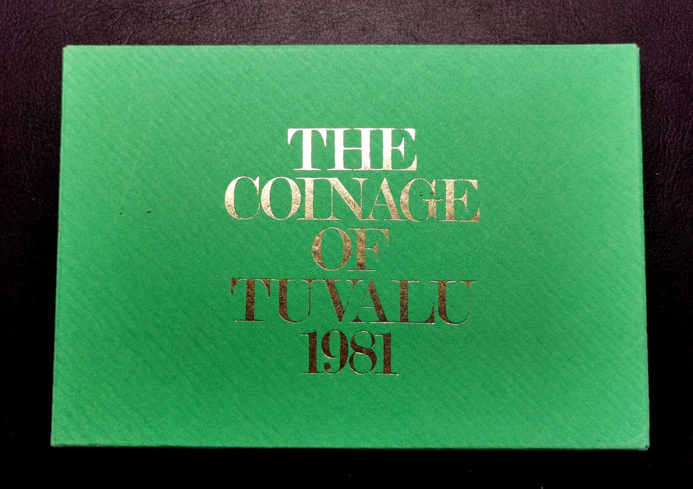 凡希社世界钱币微拍第二百六十期 1981图瓦卢精铸PS原厂塑封附证书！