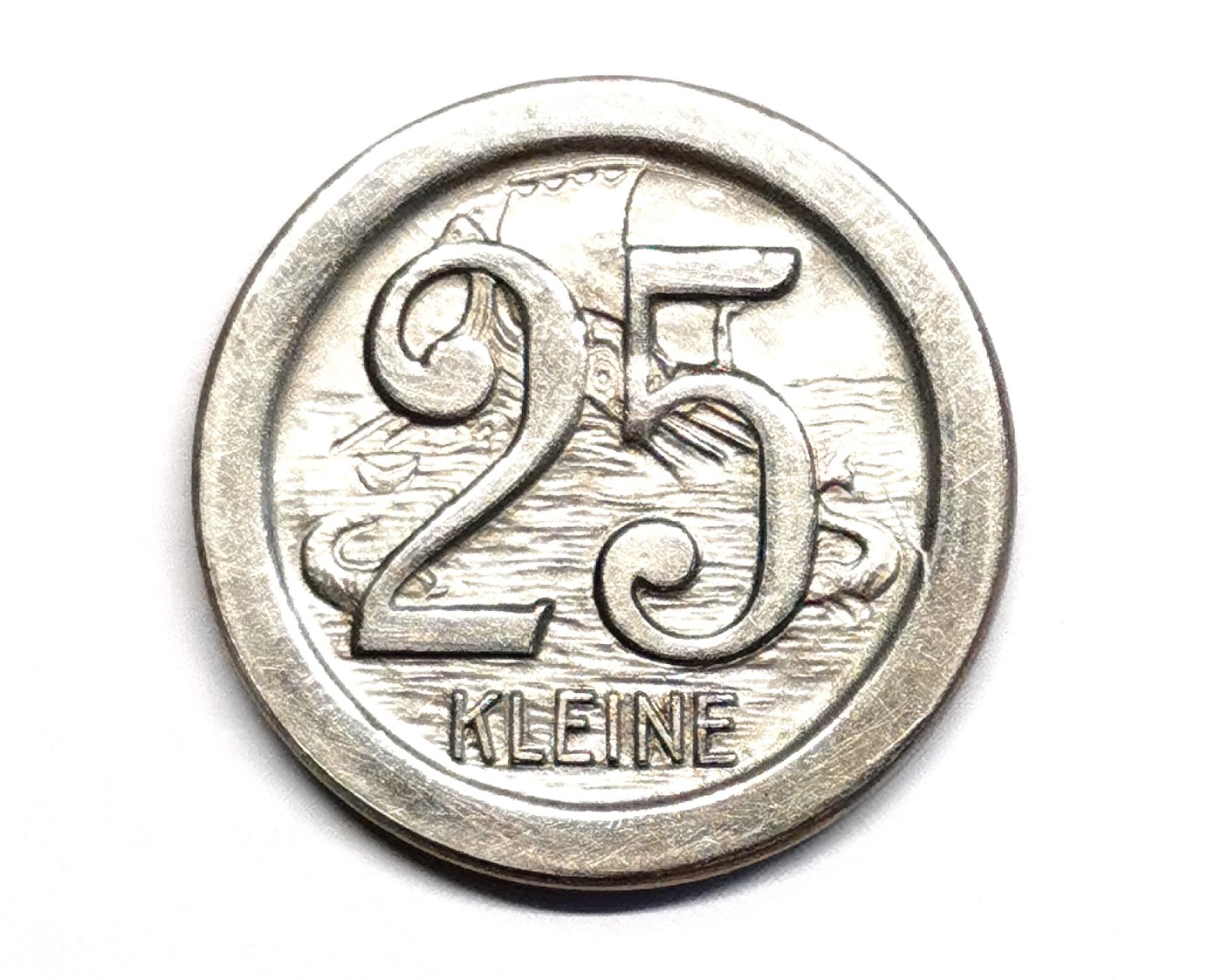 凡希社世界钱币微拍第二百六十期 1907德国25 Kleine镍币样币UNC 样币目录截图见图三