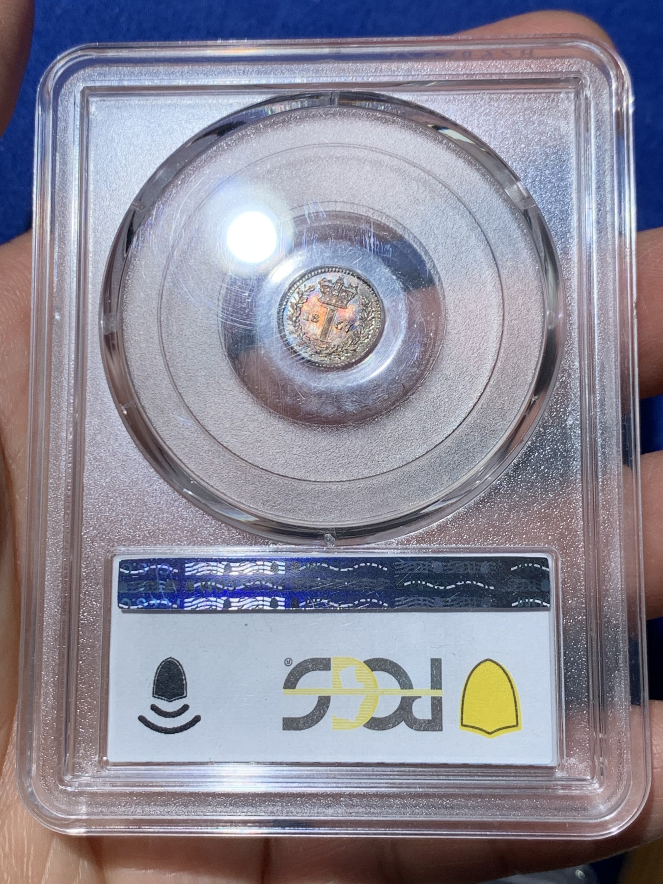 《竞宝斋》第240场-周日，周一 年终尾场 (全场包邮) 4枚一组 PCGS PL63-67 英国1857小维早期濯足币，1D+2D+3D+4D面值，顶级分数PL状态，附送原盒传承有序