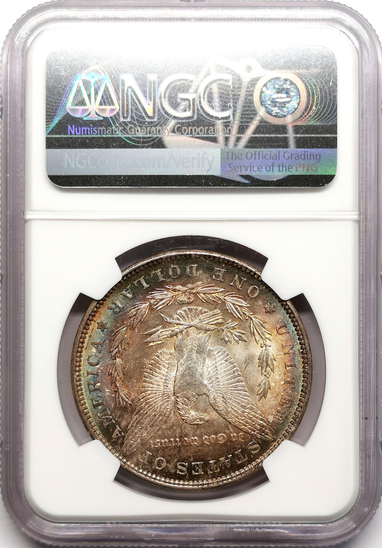 凡希社世界钱币微拍第二百六十期 1889美国摩根壹元大银NGC-MS63