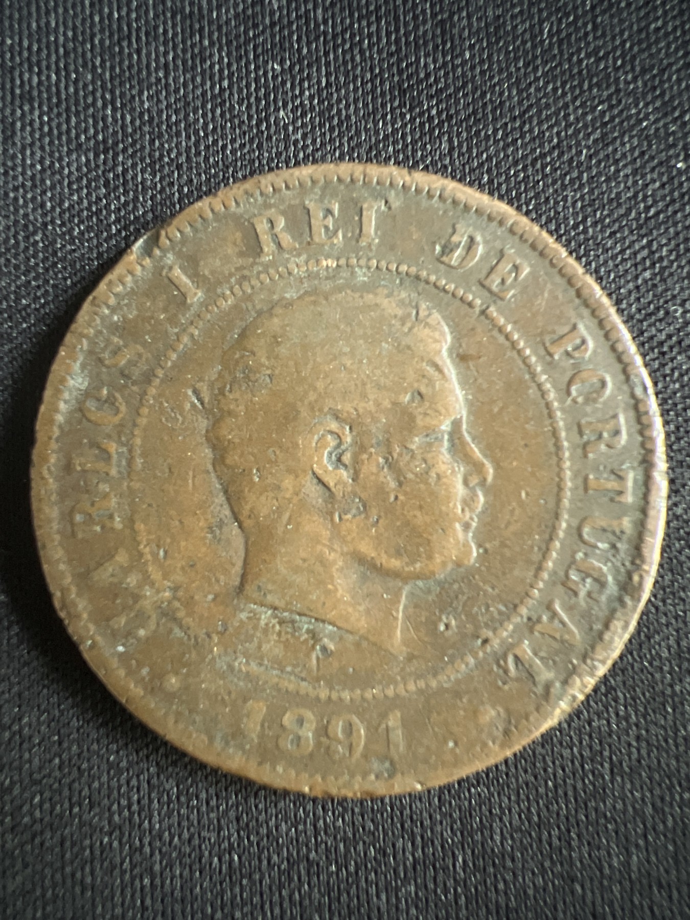 第519期  硬币专场 （无押金，捡漏，全场50包邮，偏远地区除外，接收代拍业务） 葡萄牙王国20瑞斯 铜币