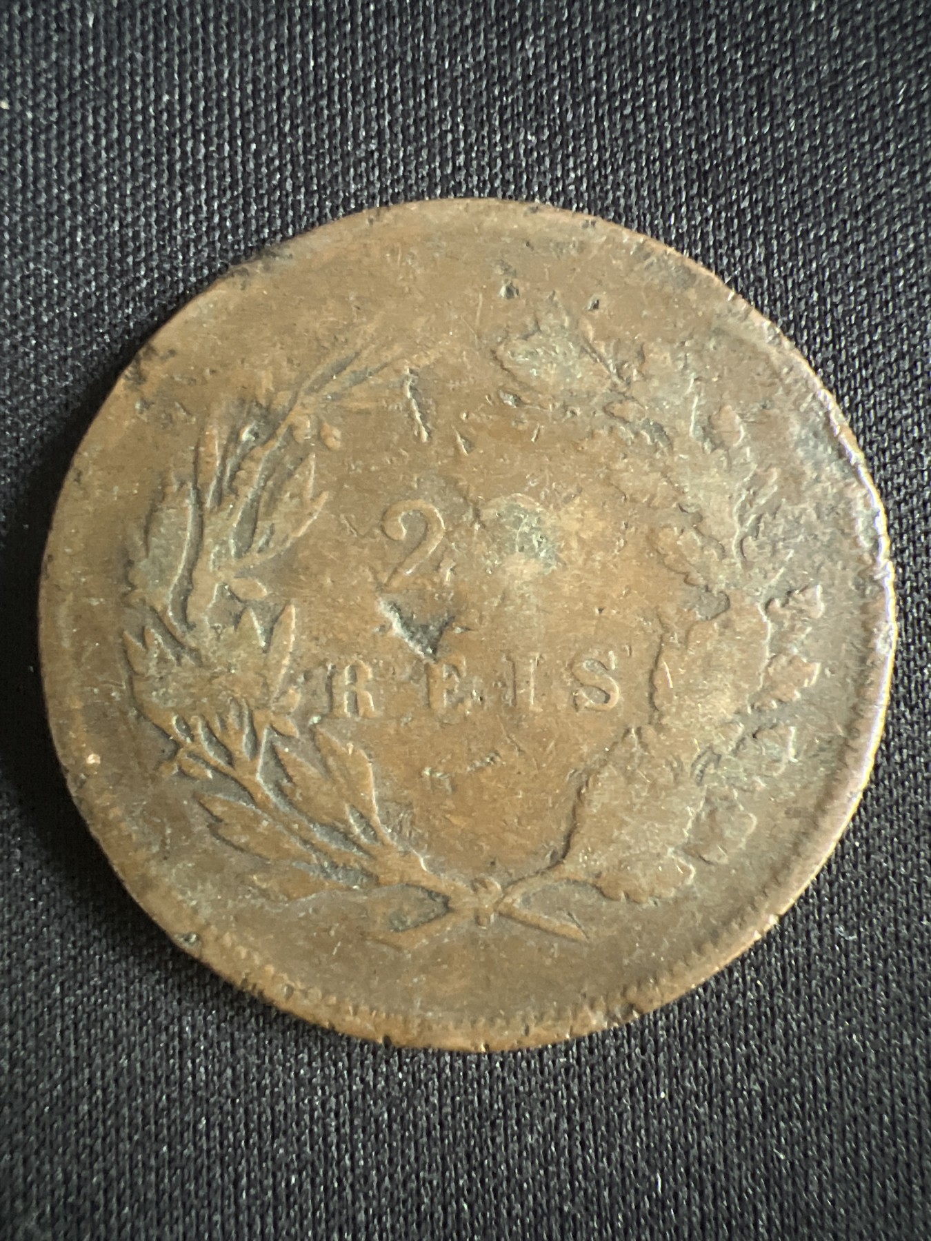 第519期  硬币专场 （无押金，捡漏，全场50包邮，偏远地区除外，接收代拍业务） 葡萄牙王国20瑞斯 铜币