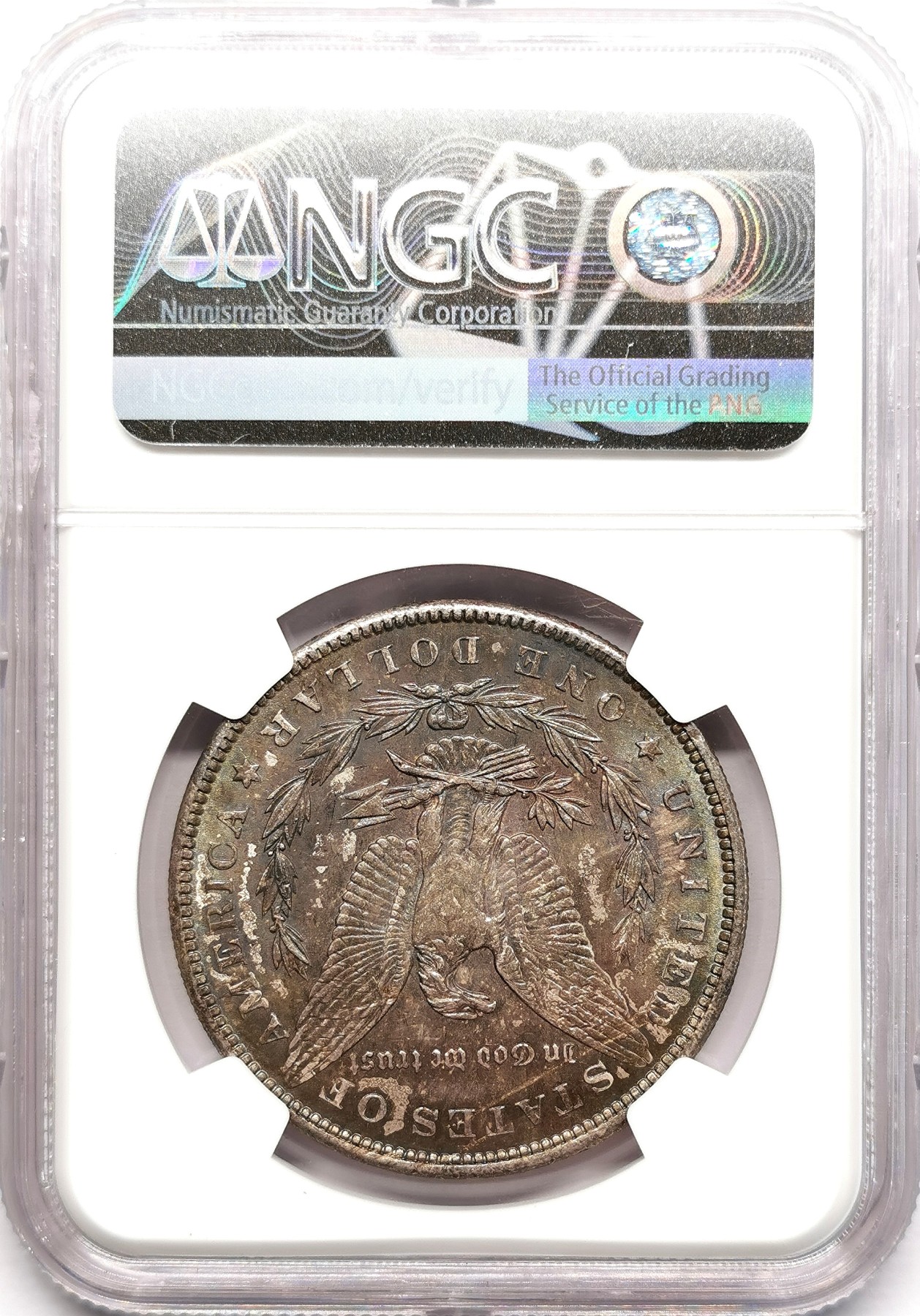 凡希社世界钱币微拍第二百六十期 1889美国摩根壹元大银NGC-MS63