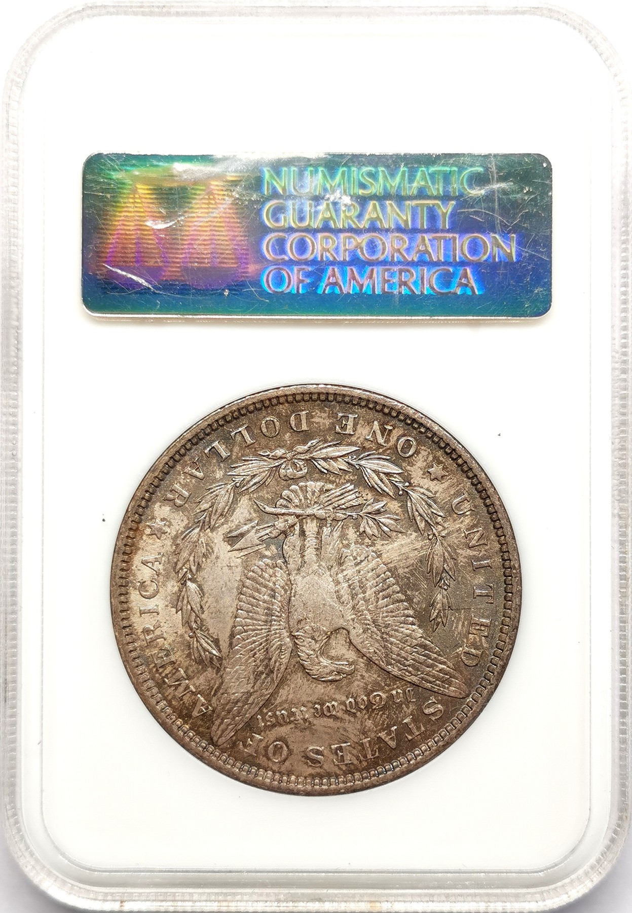 凡希社世界钱币微拍第二百六十期 1890美国摩根壹元大银NGC-MS62