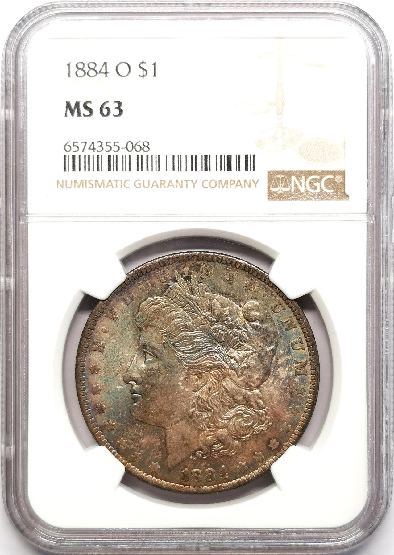 凡希社世界钱币微拍第二百六十期 1884O美国摩根壹元大银NGC-MS63