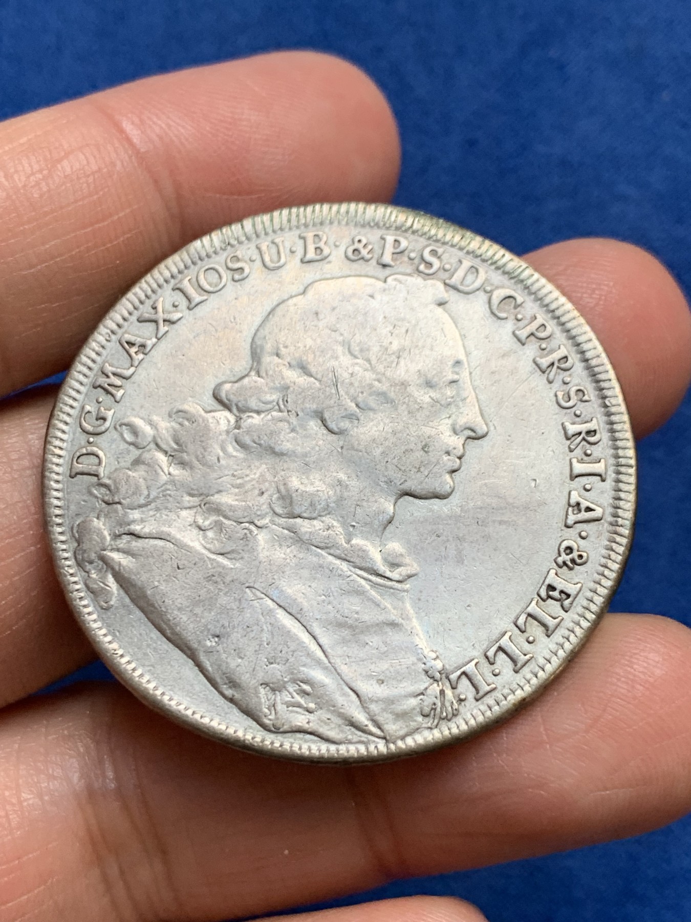 《竞宝斋》第240场-周日，周一 年终尾场 (全场包邮) 德国1755年巴伐利亚抱婴泰勒 底光充沛