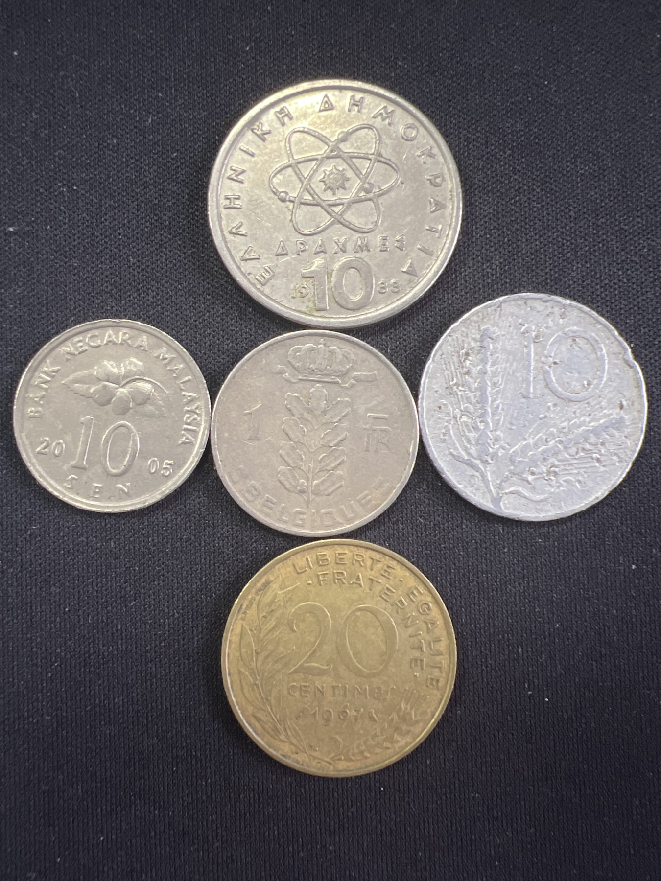 第519期  硬币专场 （无押金，捡漏，全场50包邮，偏远地区除外，接收代拍业务） 硬币五枚