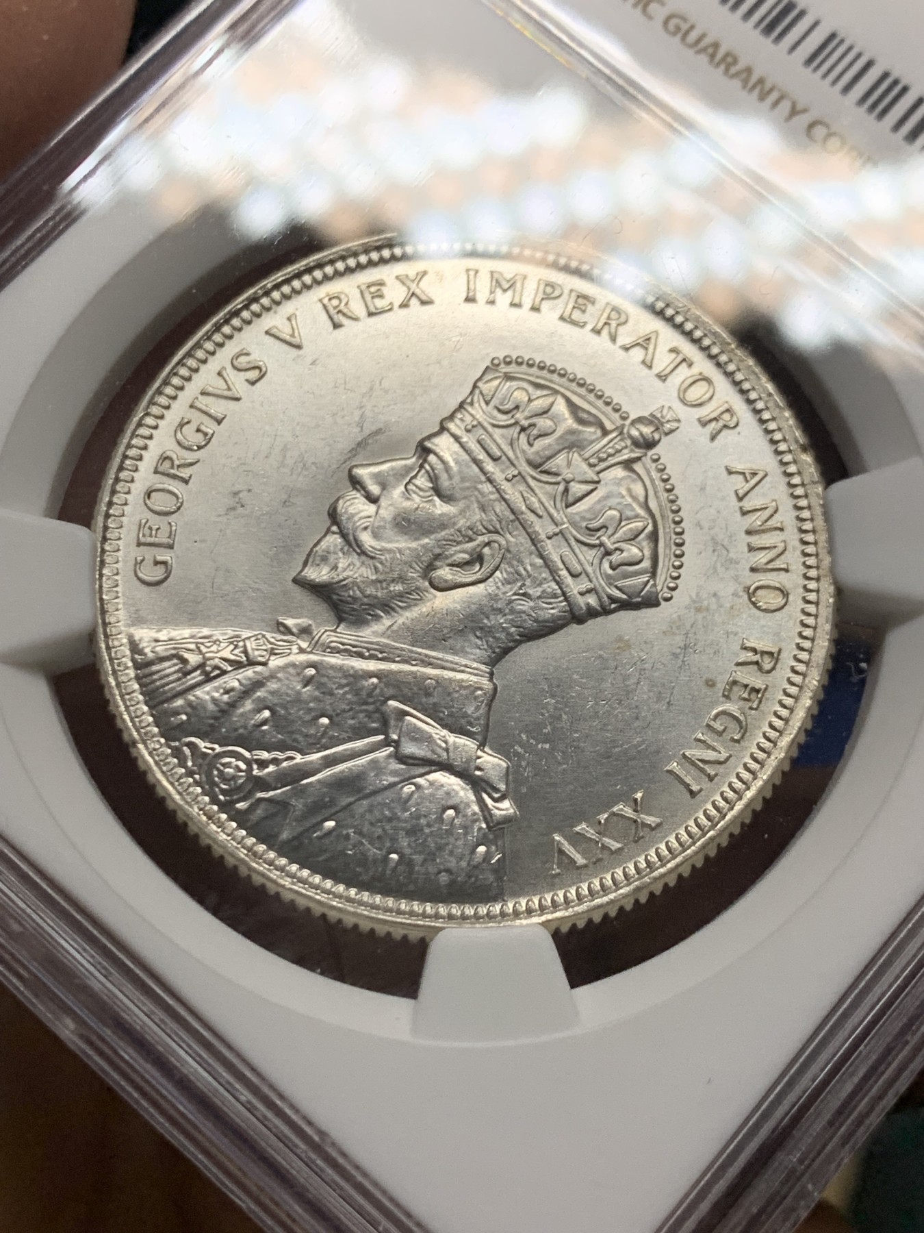 《竞宝斋》第240场-周日，周一 年终尾场 (全场包邮) NGC-MS64 加拿大 1935年1元 乔五划船银币 经典图案 银光闪闪 高分好品 一步到位