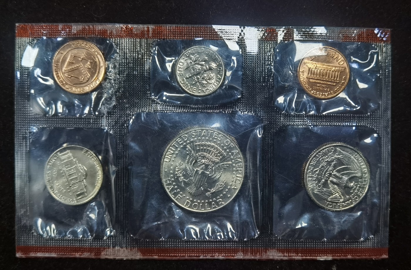 北京马甸外国币专卖微拍第115期，外国非贵金属纪念币、流通币专场，陆续上新，欢迎关注 1993年美国D版塑封套币