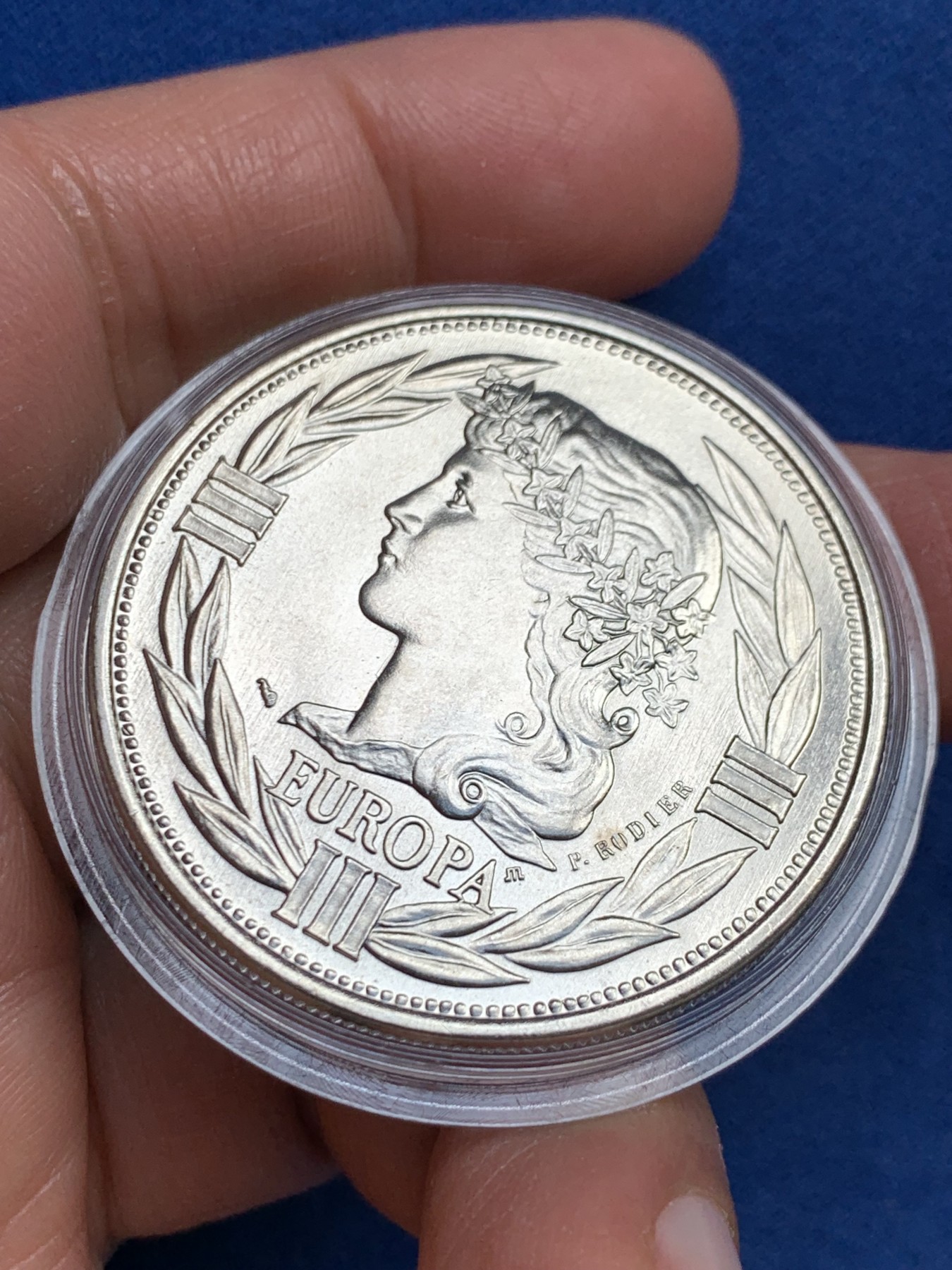 《竞宝斋》第240场-周日，周一 年终尾场 (全场包邮) 法国1989年ECU纪念币