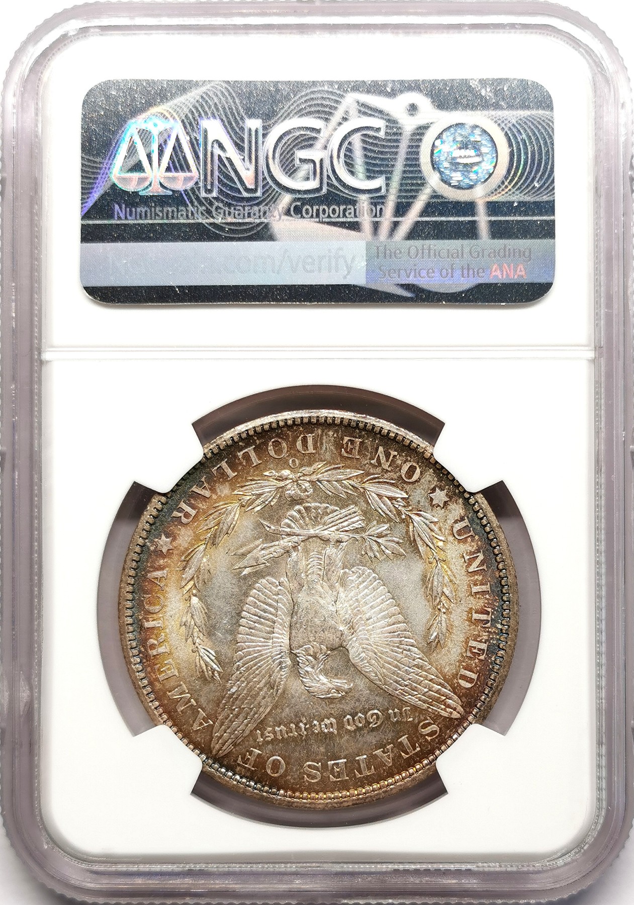 凡希社世界钱币微拍第二百六十期 1904O美国摩根壹元大银NGC-MS65