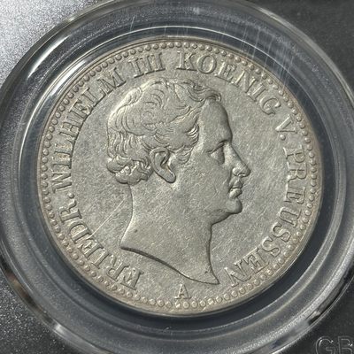 【臻藏泉阁·第十三期】古钱币银币专场&全场保真包代 - “矿业泰勒”德国普鲁士威廉三世一泰勒银币一图一物、保真包代