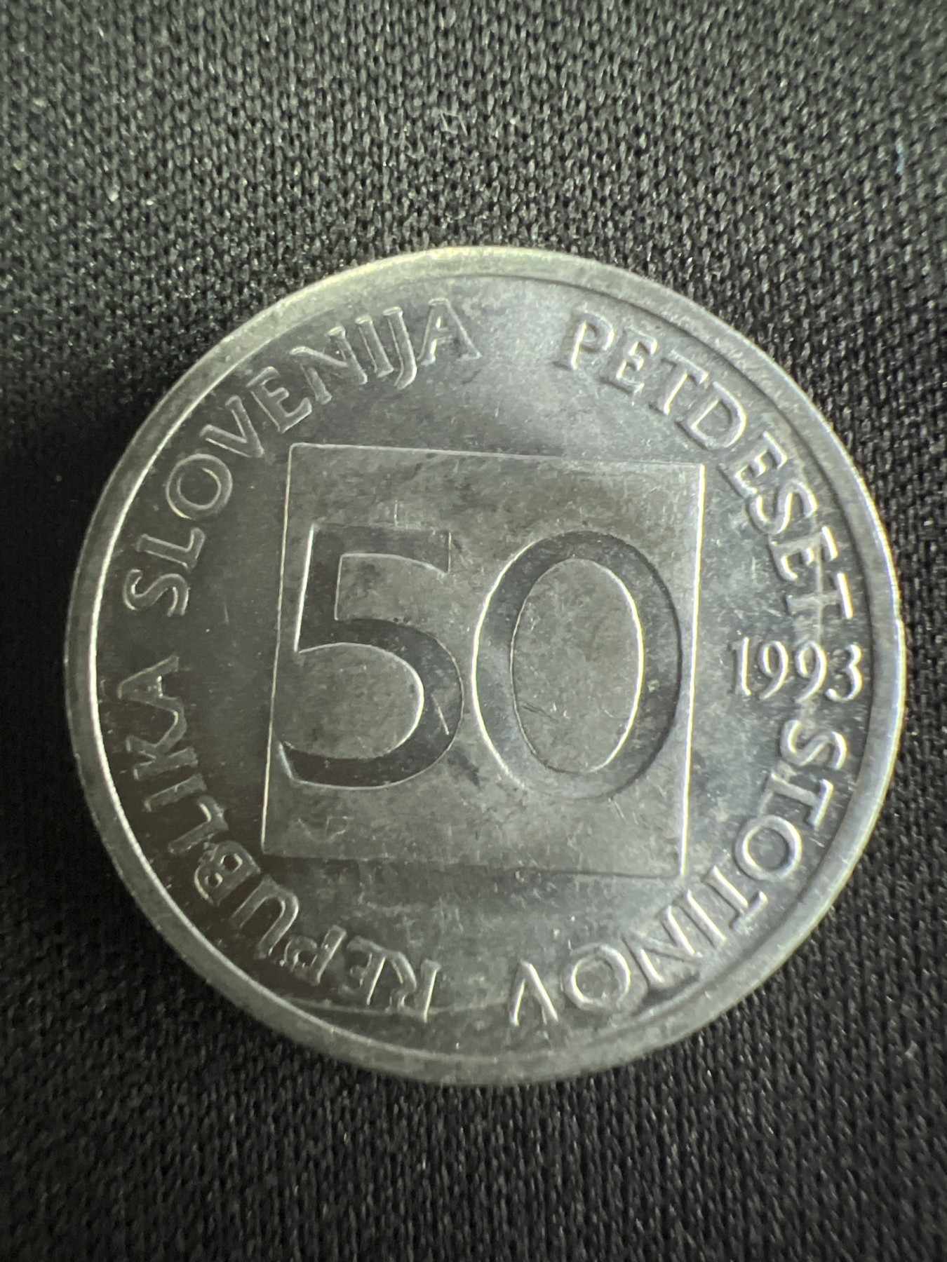 第519期  硬币专场 （无押金，捡漏，全场50包邮，偏远地区除外，接收代拍业务） 斯洛文尼亚50斯托蒂
