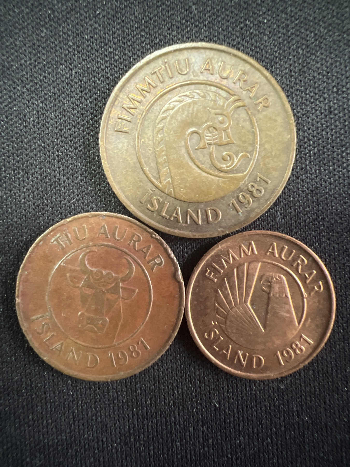 第519期  硬币专场 （无押金，捡漏，全场50包邮，偏远地区除外，接收代拍业务） 冰岛三枚