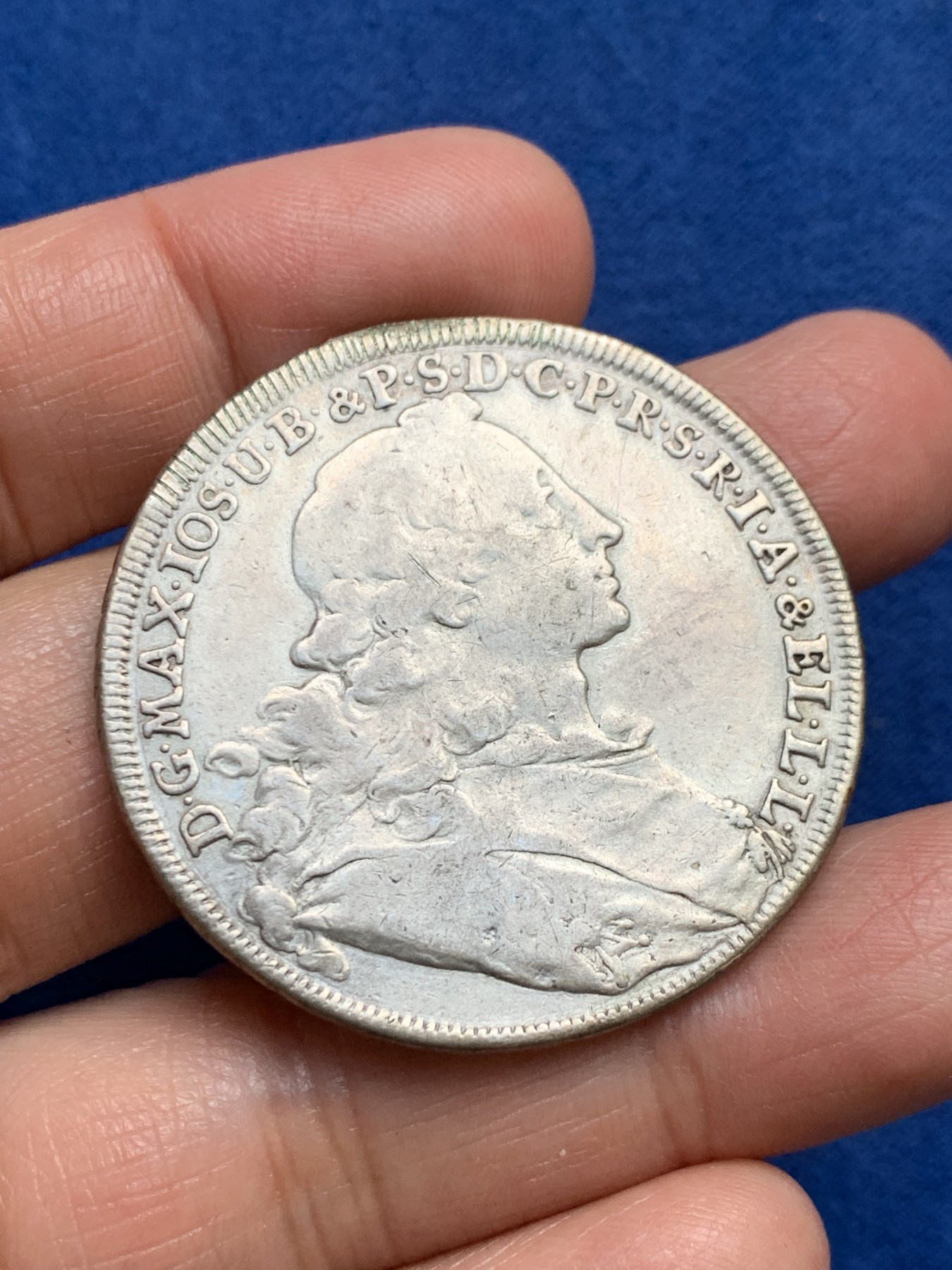 《竞宝斋》第240场-周日，周一 年终尾场 (全场包邮) 德国1755年巴伐利亚抱婴泰勒 底光充沛