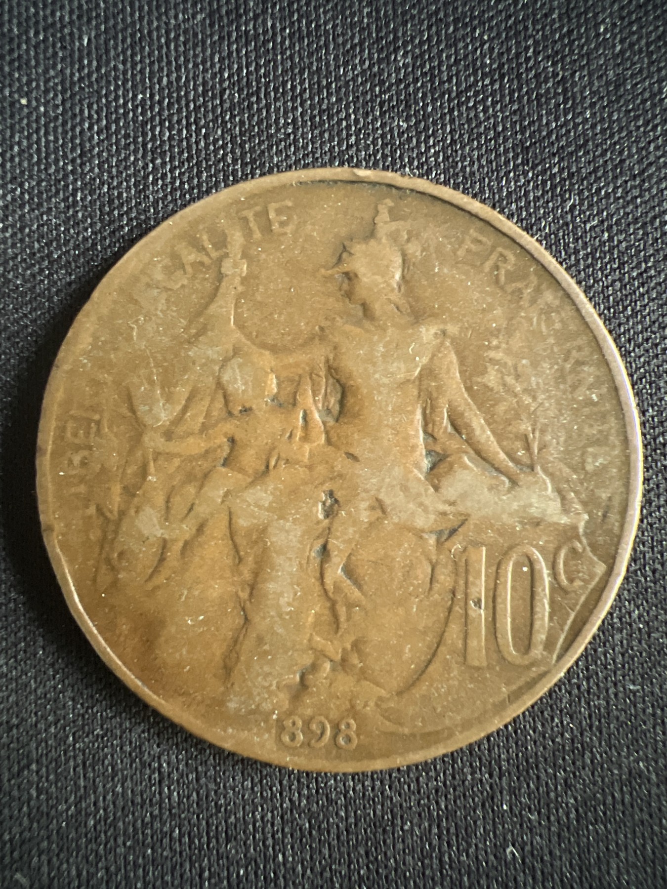 第519期  硬币专场 （无押金，捡漏，全场50包邮，偏远地区除外，接收代拍业务） 法国10分